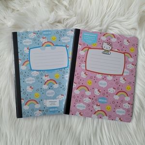 NEW Hello Kitty 2 Pack Composition Notebooks